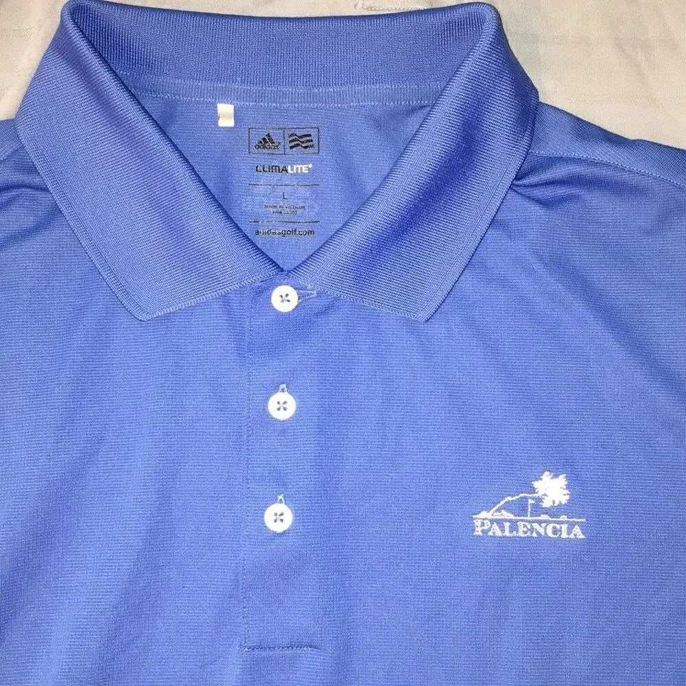 7-Adidas Famous Golf Courses Polo Shirt-L Mens